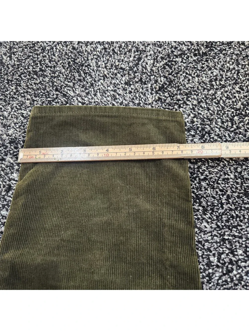 J.Crew 770 Straight Fit Corduroy Pants Men's 31x32 Olive Green Stretch